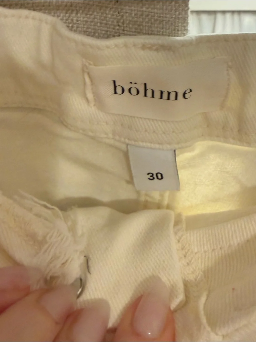 Bohme Amiri Stretch Cropped Sailor Jeans 30 - Picture 2 of 3